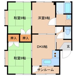 ドミール吉島の物件間取画像